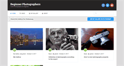 Desktop Screenshot of beginnerphotographers.com