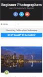 Mobile Screenshot of beginnerphotographers.com